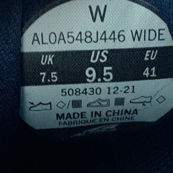 Altra Lone Peak 6 Womens 9.5 Wide Navy Blue Trail Running Shoes AL0A548J446 - Picture 5 of 7